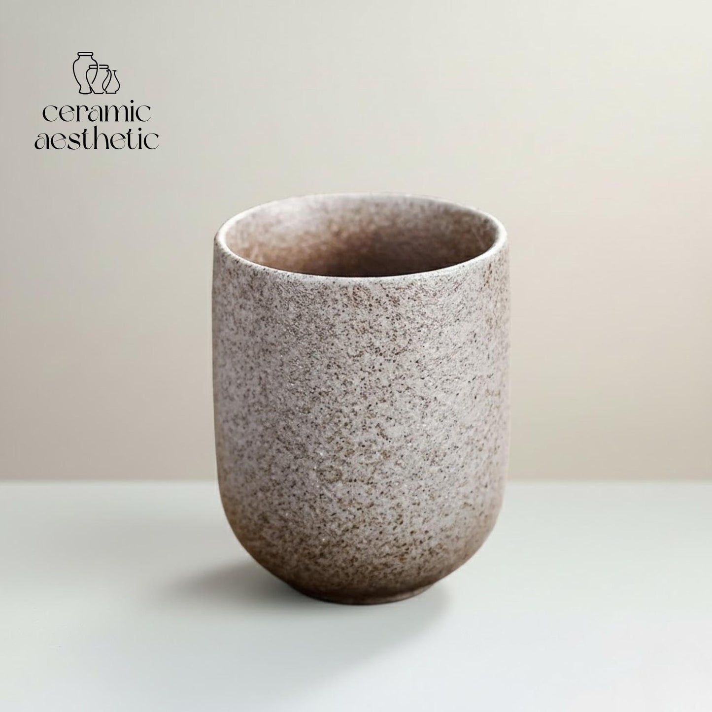Japanese Vintage Stoneware Tea Cup