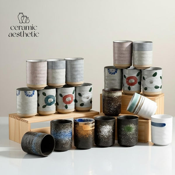 Retro Coarse Pottery Teacup