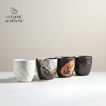 Retro Coarse Glaze Matcha Cup