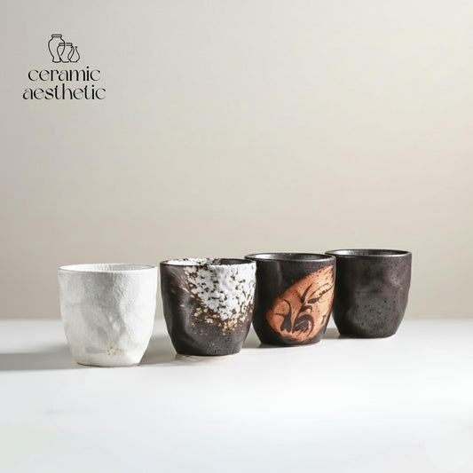 Retro Coarse Glaze Matcha Cup