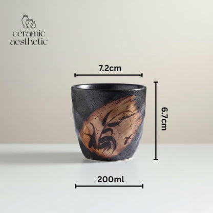 Retro Coarse Glaze Matcha Cup