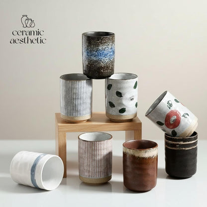 Retro Coarse Pottery Teacup