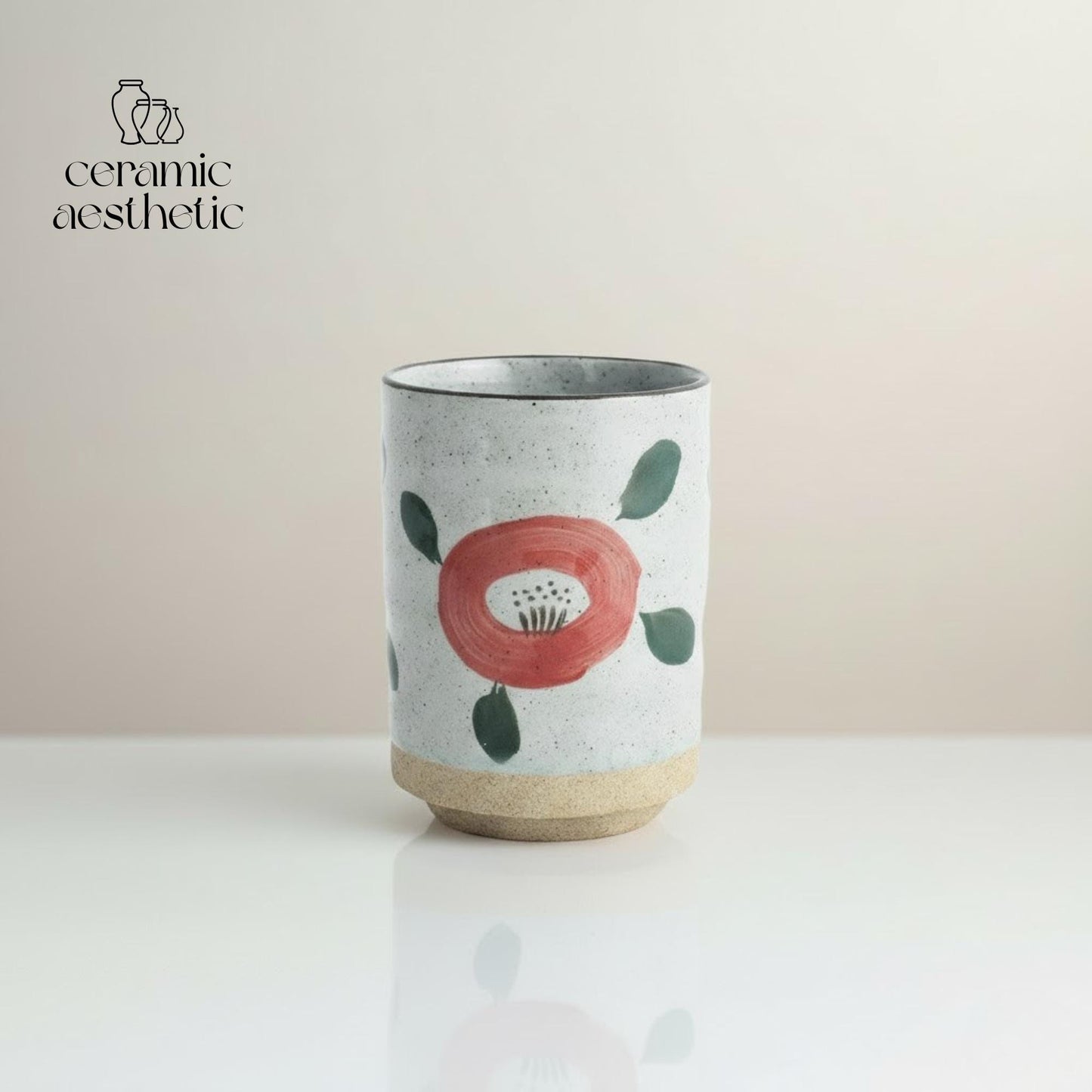 Retro Coarse Pottery Teacup