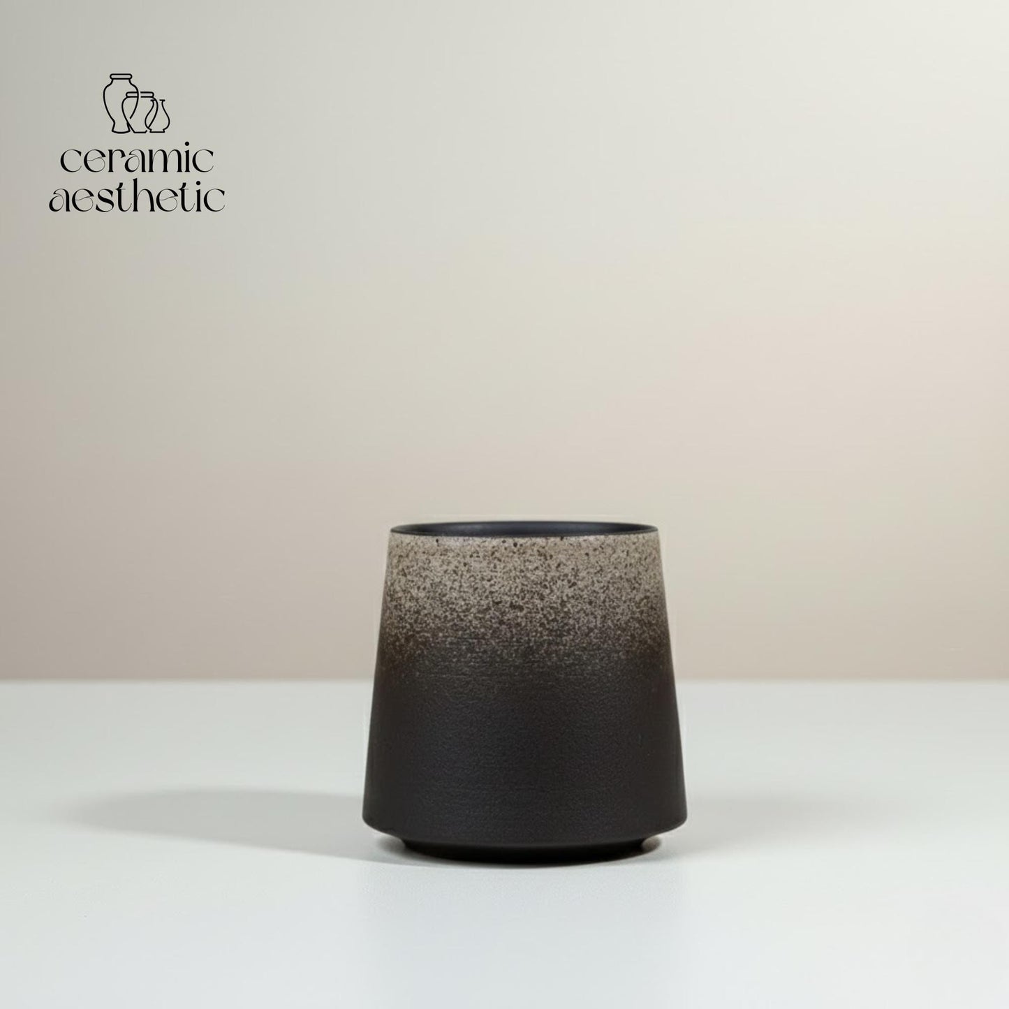 Retro Gradient Porcelain Mug