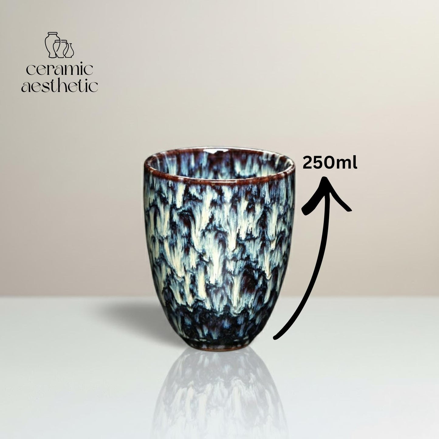 Handcrafted porcelain Ceramic Coffee & Tea Cup