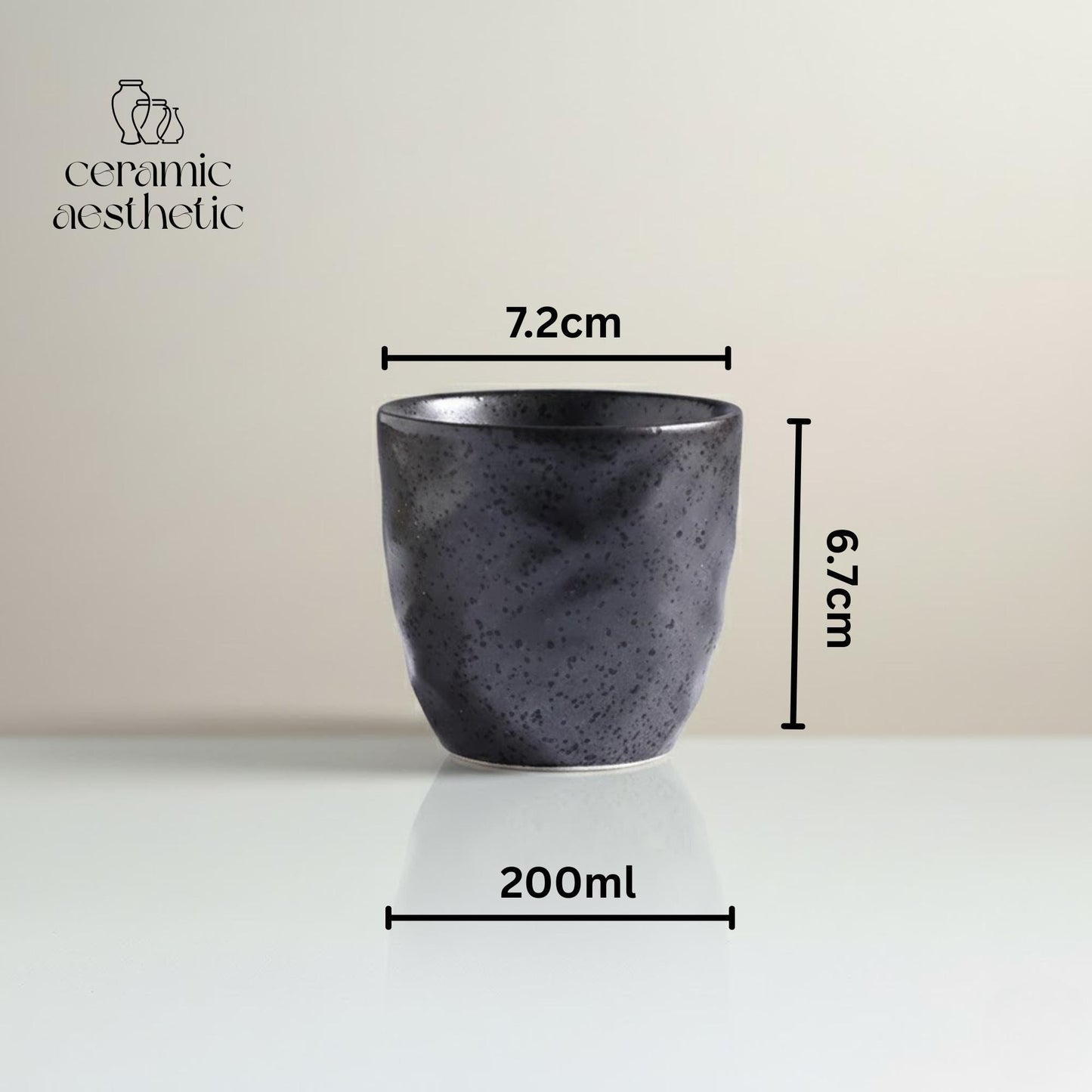 Retro Coarse Glaze Matcha Cup