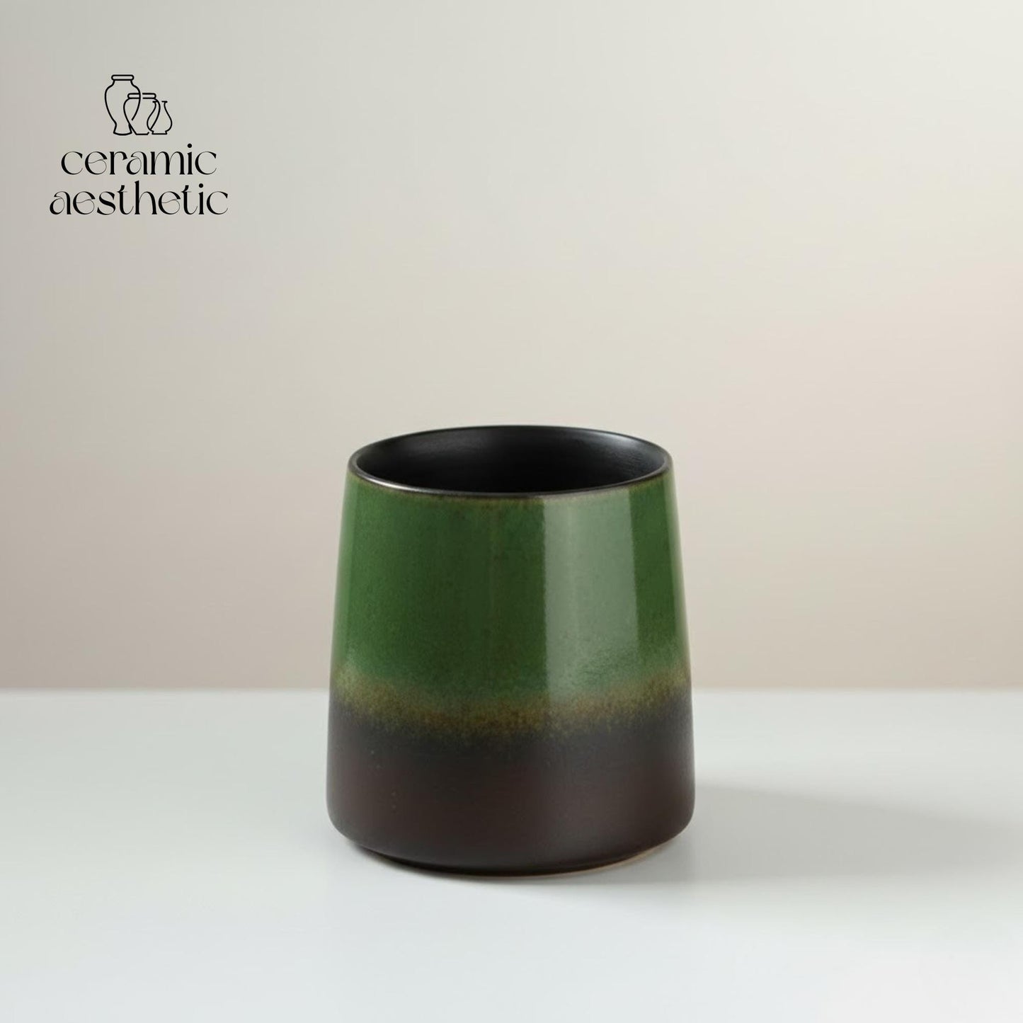 Retro Gradient Porcelain Mug