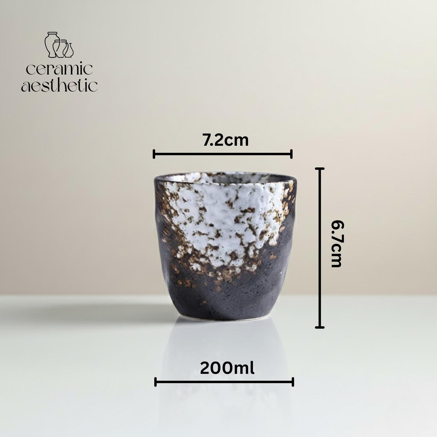 Retro Coarse Glaze Matcha Cup