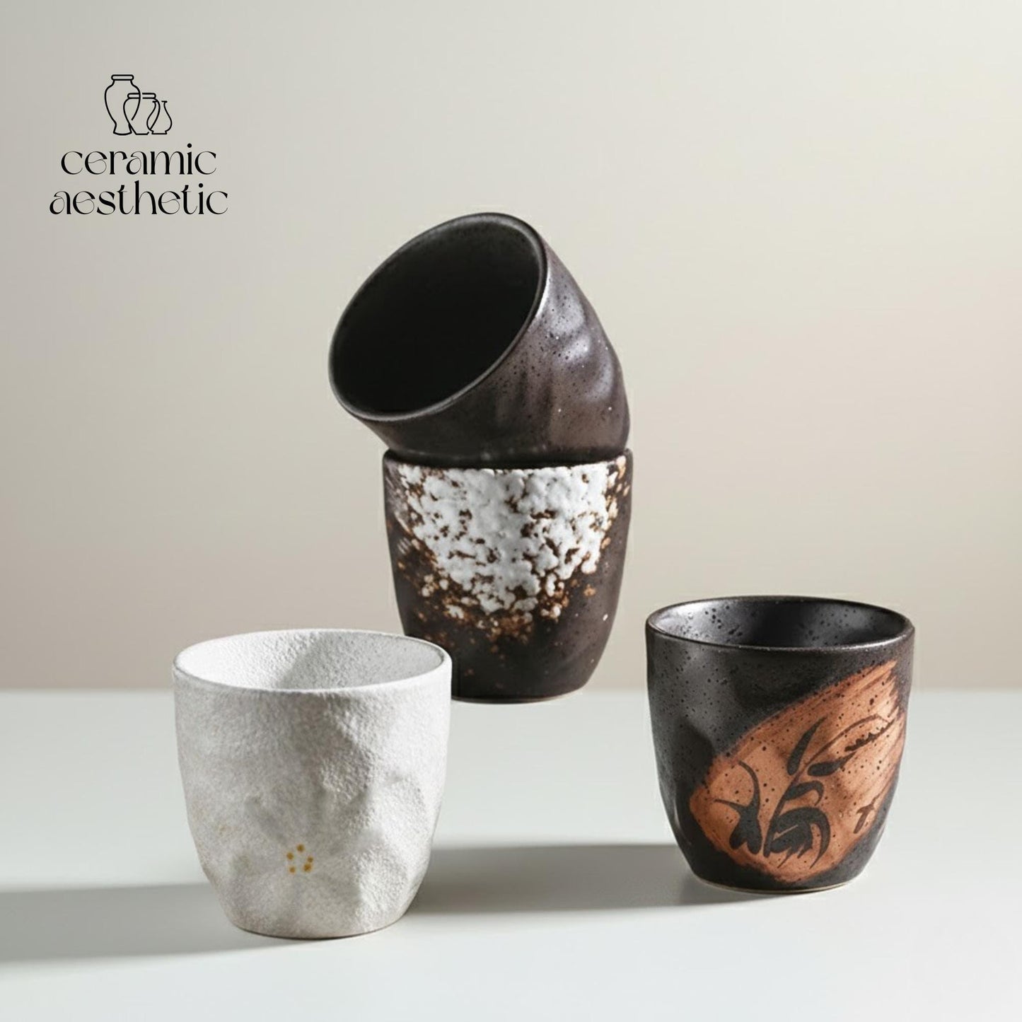 Retro Coarse Glaze Matcha Cup